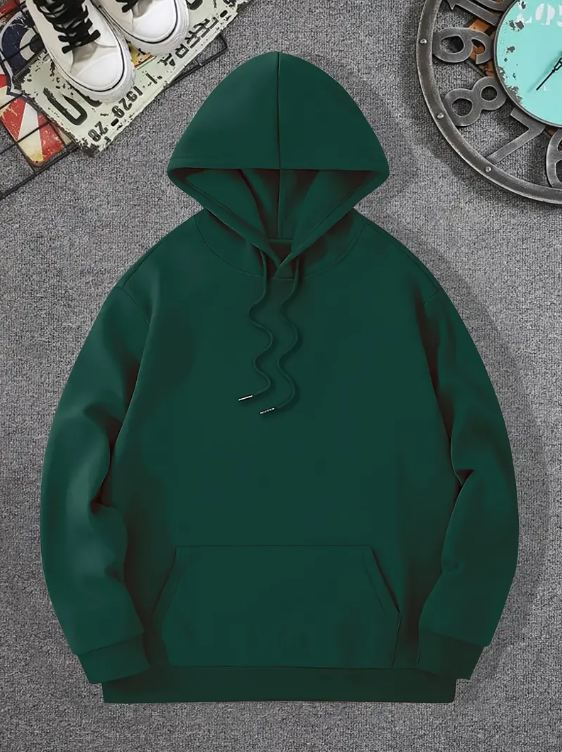 Basic Hoodie Dark Green